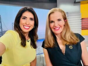 Lisa Argen with a fellow co-worker