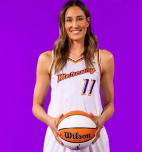 Rebecca Allen in a kit