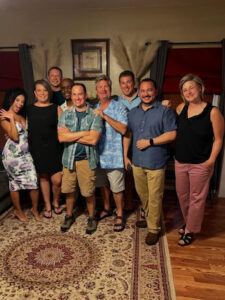 Jeremy Wheeler and other WAVY TV anchors including Katie Collet on his birthday in 2025