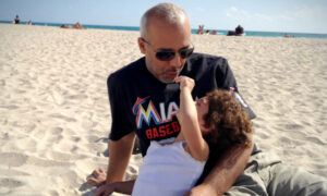 Mo Elleithee with his daughter