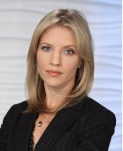 Michelle Kosinski began her journalism career in local news at WIFR-TV in Rockford